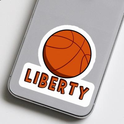 Liberty Autocollant Ballon de basketball Image