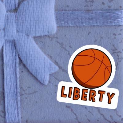 Liberty Autocollant Ballon de basketball Notebook Liberty Autocollant Ballon de basketball Notebook Image
