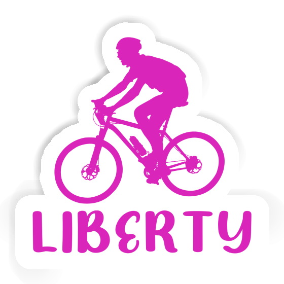 Autocollant Vététiste Liberty Laptop Autocollant Vététiste Liberty Laptop Image