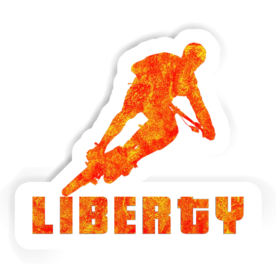 Liberty Sticker Biker Notebook Liberty Sticker Biker Gift package Image