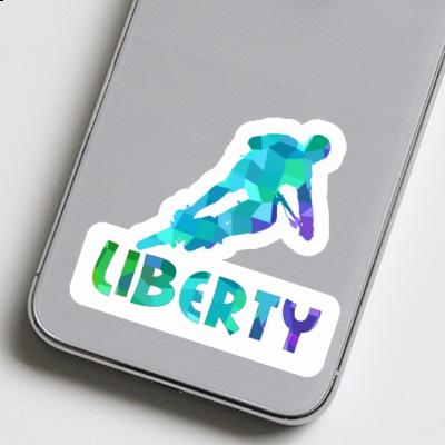Biker Sticker Liberty Biker Sticker Liberty Image