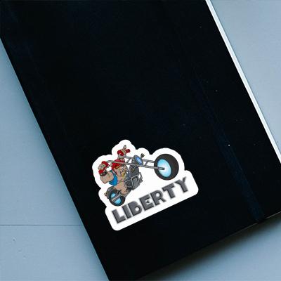Autocollant Liberty Biker Notebook Autocollant Liberty Biker Gift package Image