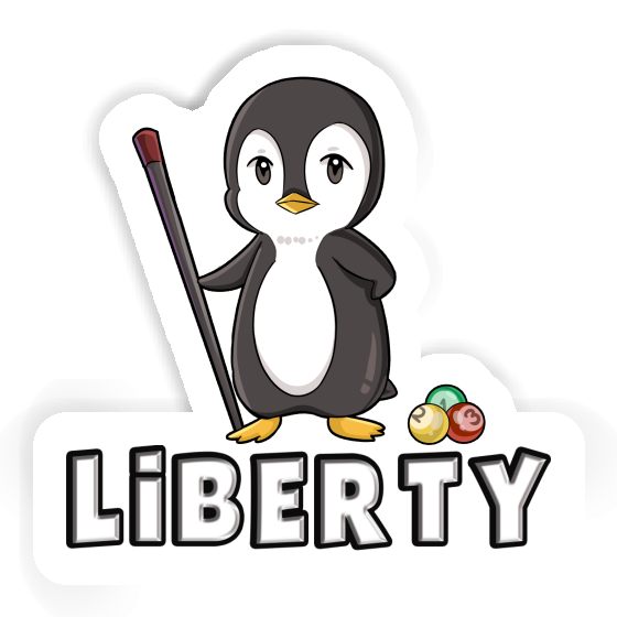 Billardspieler Aufkleber Liberty Notebook Billardspieler Aufkleber Liberty Gift package Image