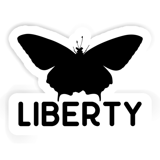 Sticker Liberty Schmetterling Notebook Sticker Liberty Schmetterling Gift package Image