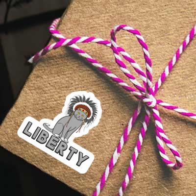 Sticker Indianerin Liberty Gift package Image