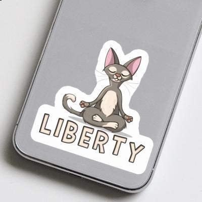 Liberty Sticker Yoga-Katze Laptop Liberty Sticker Yoga-Katze Laptop Image