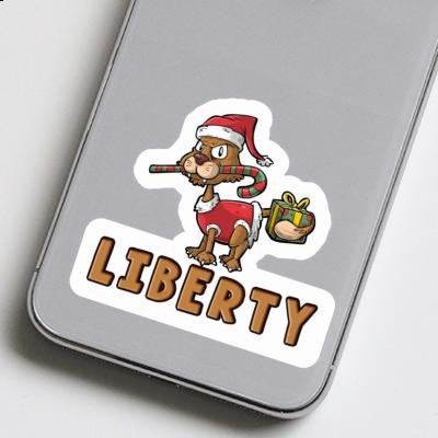 Aufkleber Liberty Katze Image