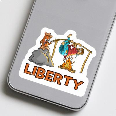 Liberty Aufkleber Cervelat Laptop Liberty Aufkleber Cervelat Laptop Image