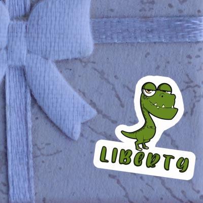 Dinosaurier Sticker Liberty Notebook Dinosaurier Sticker Liberty Gift package Image