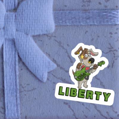 Sticker Liberty Gitarrist Notebook Sticker Liberty Gitarrist Notebook Image