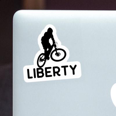 Liberty Autocollant Downhiller Notebook Image