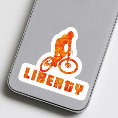 Downhiller Autocollant Liberty Notebook Image