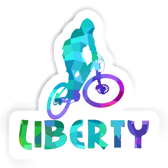 Autocollant Downhiller Liberty Laptop Image