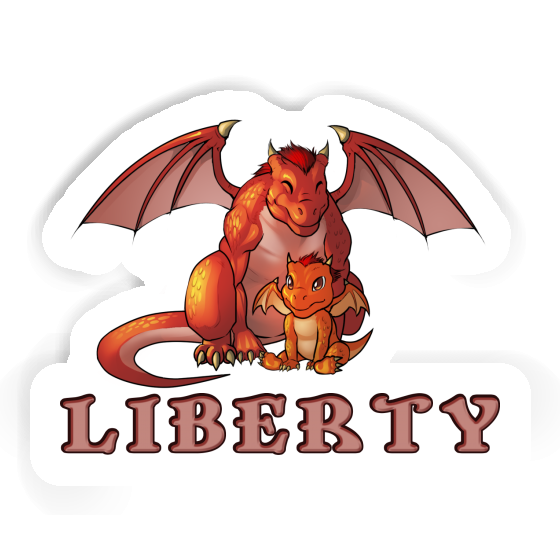 Liberty Sticker Dragon Notebook Liberty Sticker Dragon Gift package Image