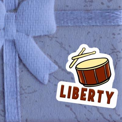 Autocollant Liberty Tambour Autocollant Liberty Tambour Image