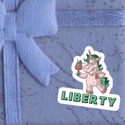 Liberty Sticker Party Unicorn Laptop Liberty Sticker Party Unicorn Laptop Image