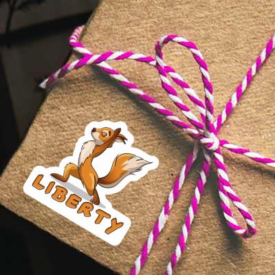 Eichhörnchen Aufkleber Liberty Notebook Eichhörnchen Aufkleber Liberty Gift package Image