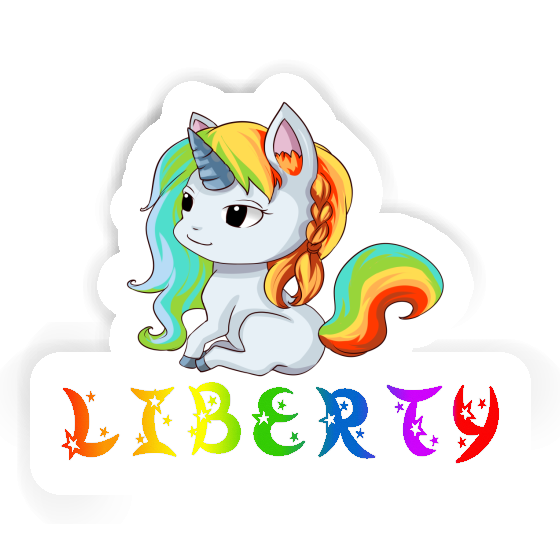Autocollant Licorne Liberty Gift package Image