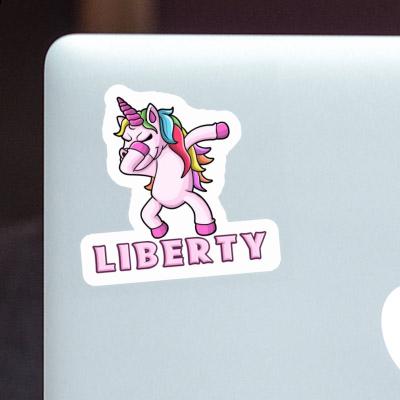 Liberty Autocollant Licorne Notebook Liberty Autocollant Licorne Gift package Image