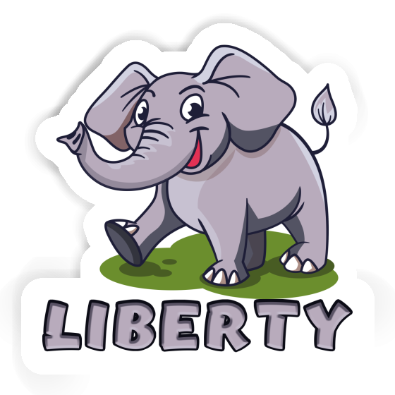 Autocollant Éléphant Liberty Autocollant Éléphant Liberty Image