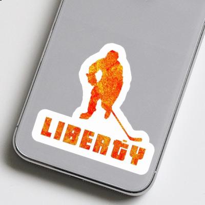 Liberty Sticker Eishockeyspieler Notebook Liberty Sticker Eishockeyspieler Gift package Image