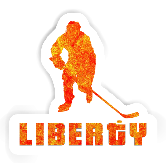 Autocollant Liberty Joueur de hockey Gift package Image
