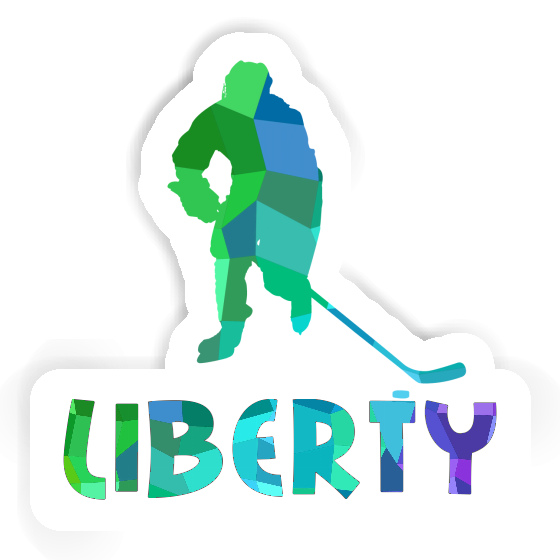 Autocollant Joueur de hockey Liberty Gift package Image