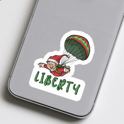 Liberty Aufkleber Fallschirm Notebook Liberty Aufkleber Fallschirm Notebook Image