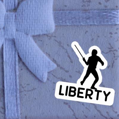 Autocollant Escrimeur Liberty Notebook Autocollant Escrimeur Liberty Notebook Image
