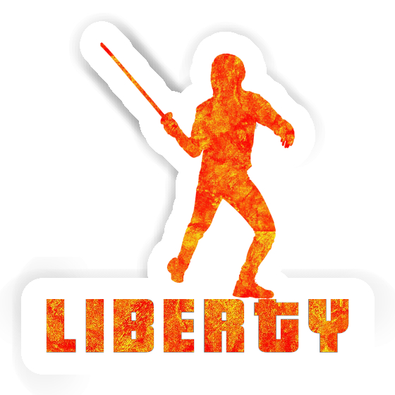 Sticker Fencer Liberty Sticker Fencer Liberty Image
