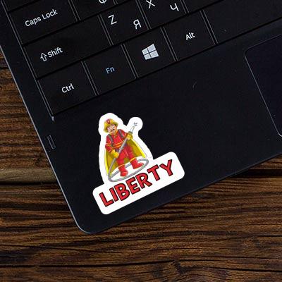 Liberty Sticker Firefighter Gift package Image