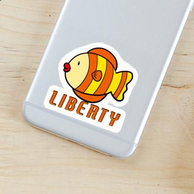 Fish Sticker Liberty Fish Sticker Liberty Image