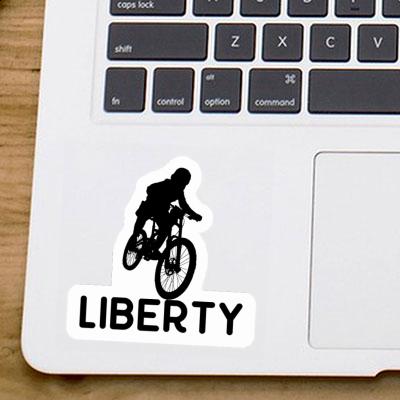 Autocollant Freeride Biker Liberty Laptop Autocollant Freeride Biker Liberty Laptop Image