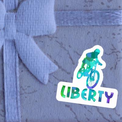 Sticker Liberty Freeride Biker Image