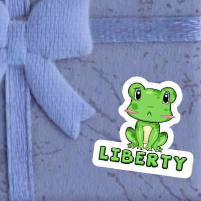 Autocollant Liberty Crapaud Notebook Autocollant Liberty Crapaud Gift package Image