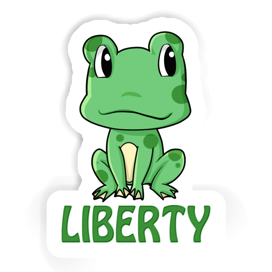 Autocollant Grenouille Liberty Notebook Autocollant Grenouille Liberty Gift package Image