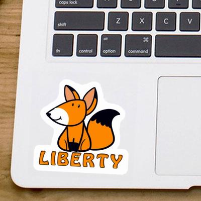 Liberty Autocollant Renard Notebook Liberty Autocollant Renard Gift package Image