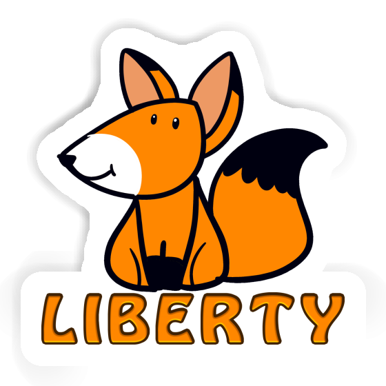 Liberty Autocollant Renard Laptop Liberty Autocollant Renard Laptop Image