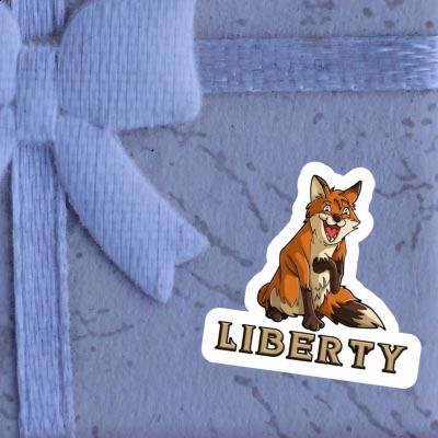 Autocollant Liberty Renard Notebook Autocollant Liberty Renard Gift package Image