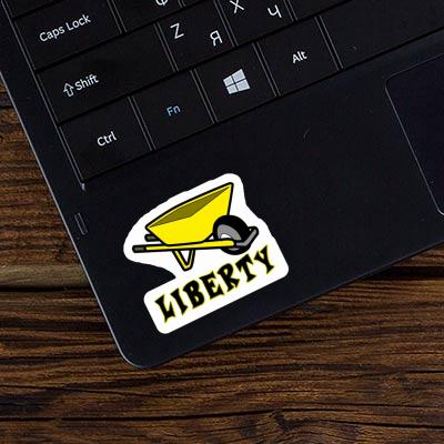 Autocollant Liberty Brouette Notebook Autocollant Liberty Brouette Notebook Image