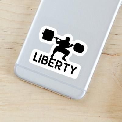 Autocollant Liberty Haltérophilie Image