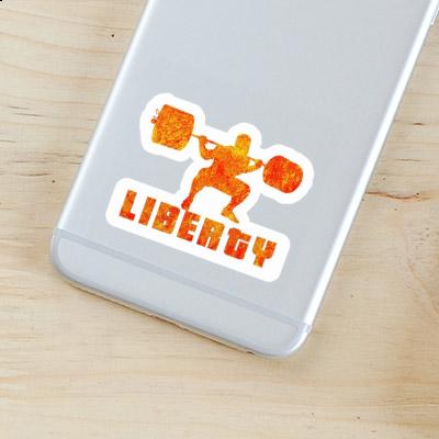 Haltérophilie Autocollant Liberty Notebook Haltérophilie Autocollant Liberty Gift package Image