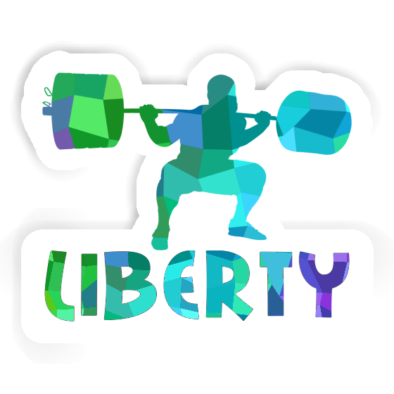 Liberty Autocollant Haltérophilie Notebook Liberty Autocollant Haltérophilie Gift package Image