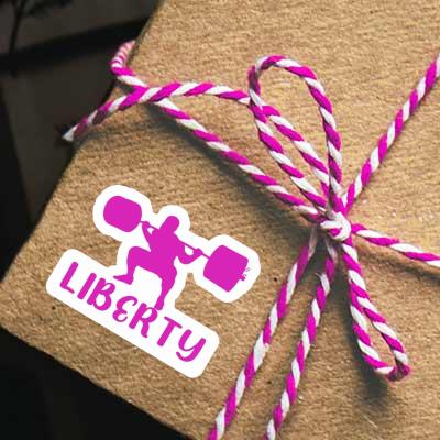 Haltérophile Autocollant Liberty Laptop Haltérophile Autocollant Liberty Laptop Image