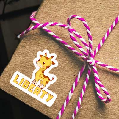 Liberty Sticker Giraffe Notebook Liberty Sticker Giraffe Notebook Image