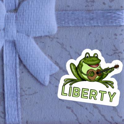 Sticker Liberty Frog Image