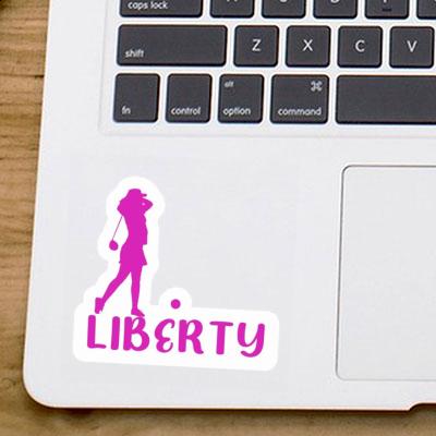 Autocollant Liberty Golfeuse Notebook Autocollant Liberty Golfeuse Gift package Image