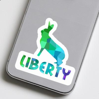 Autocollant Lapin Liberty Laptop Autocollant Lapin Liberty Laptop Image