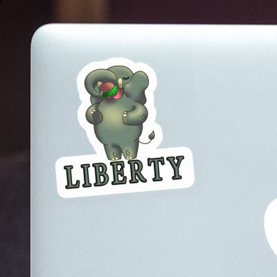 Autocollant Hamburger Liberty Notebook Autocollant Hamburger Liberty Gift package Image