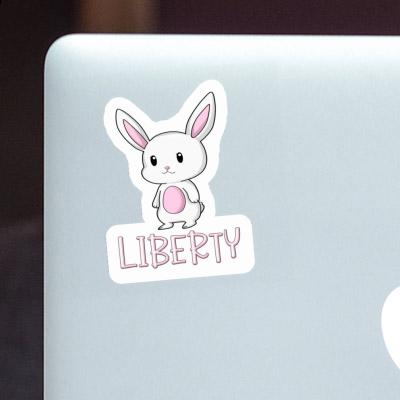 Liberty Sticker Hase Notebook Liberty Sticker Hase Gift package Image